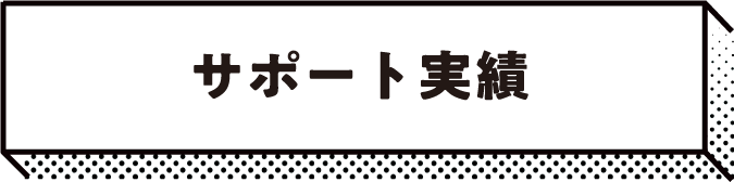 サポート実績